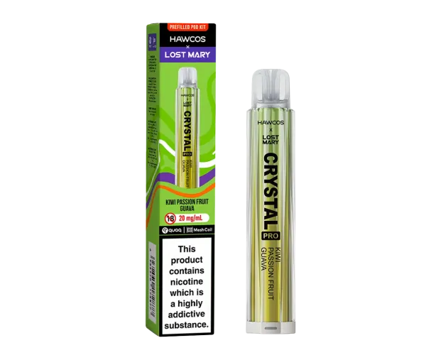 Crystal Pro 600 Kiwi Guava Passion Fruit