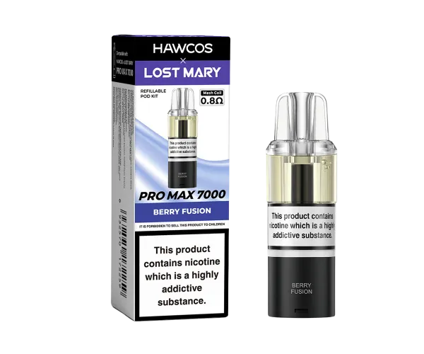 Berry Fusion Lost Mary X Hawcos PRO MAX 7000 PODs