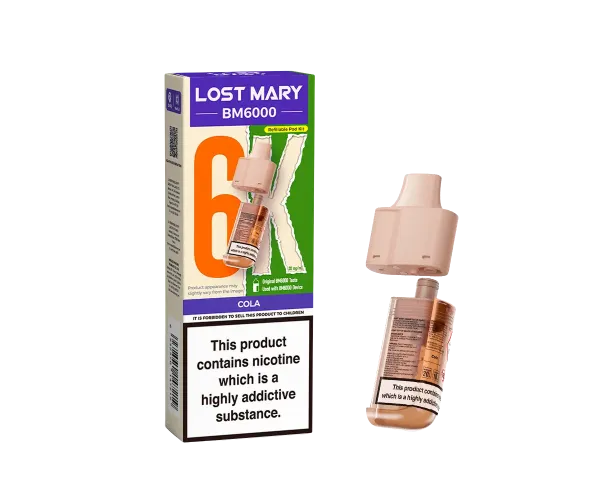 BM6000 Cola Prefilled Pods