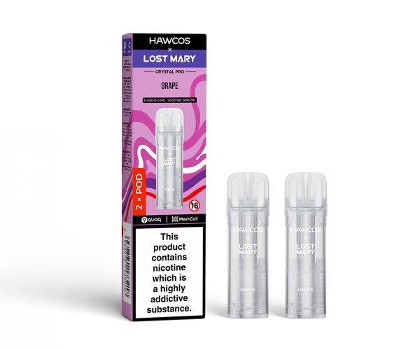 LOST MARY x HAWCOS Crystal Pro Prefilled Pods Grape