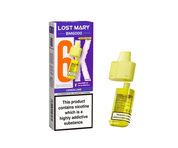 BM6000 Lemon Lime Prefilled Pods