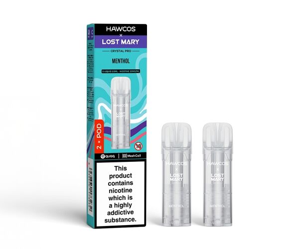 LOST MARY x HAWCOS Crystal Pro Prefilled Pods Menthol