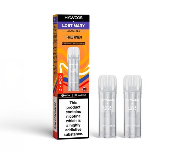 LOST MARY x HAWCOS Crystal Pro Prefilled Pods Triple Mango