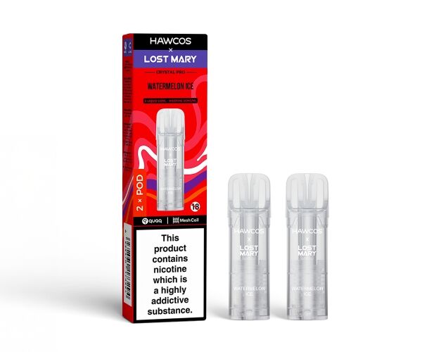 LOST MARY x HAWCOS Crystal Pro Prefilled Pods Watermelon Ice