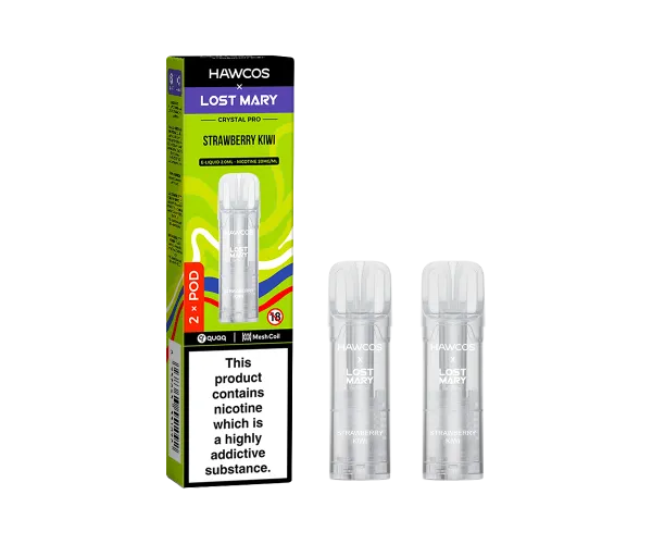 Strawberry Kiwi Lost Mary x Hawcos Crystal Pro Prefilled Pods