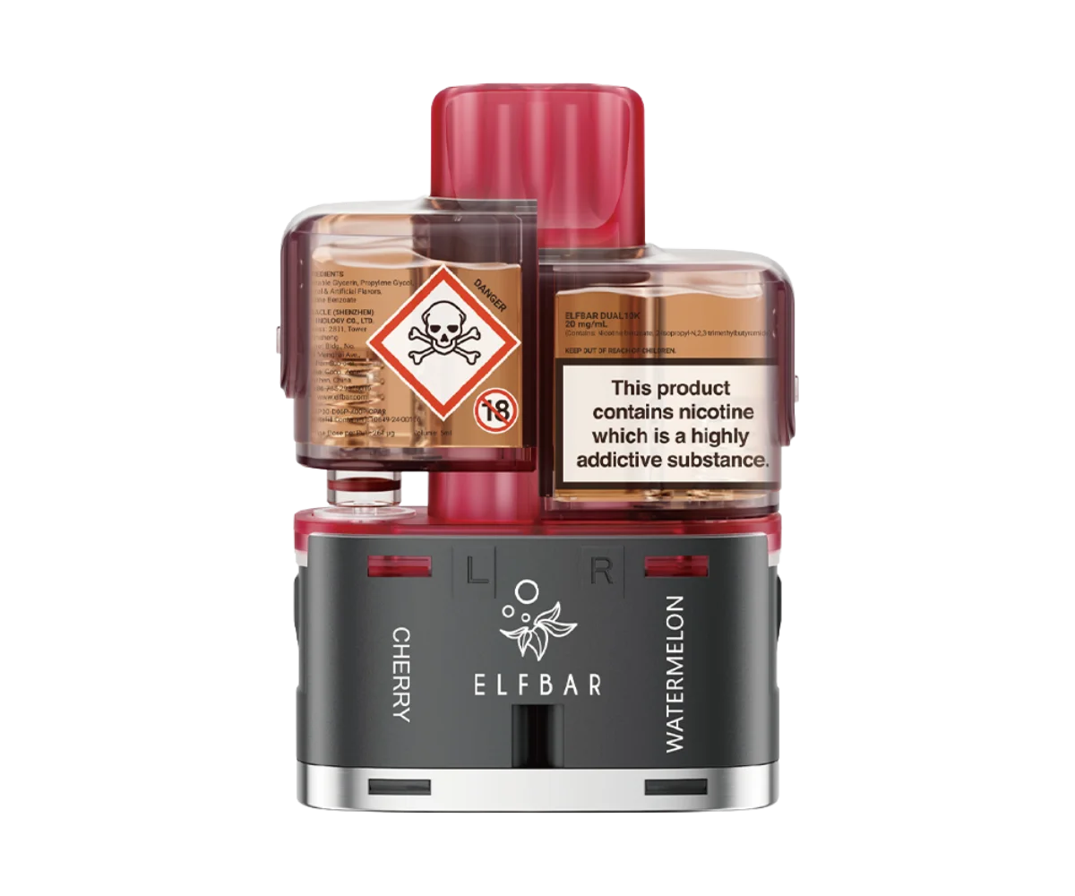 elfbar dual 10k refill pods Elf Bar Dual 10K Prefilled Pods | 4 FOR £20 main image 0