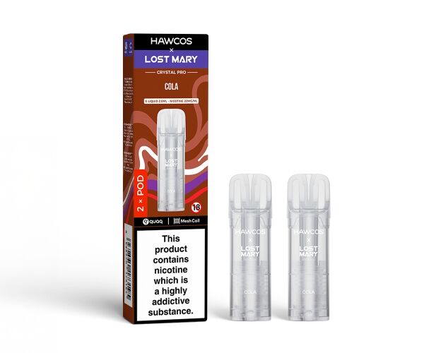 LOST MARY x HAWCOS Crystal Pro Prefilled Pods Cola