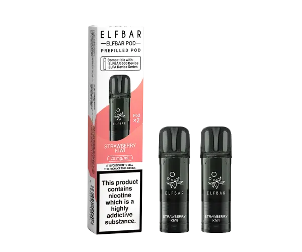 EB600 Strawberry Kiwi Prefilled Pods