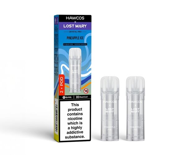 LOST MARY x HAWCOS Crystal Pro Prefilled Pods Pineapple Ice
