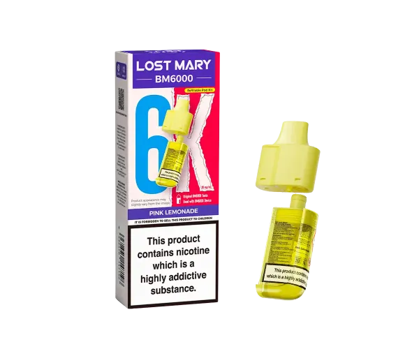 BM6000 Pink Lemonade Prefilled Pods