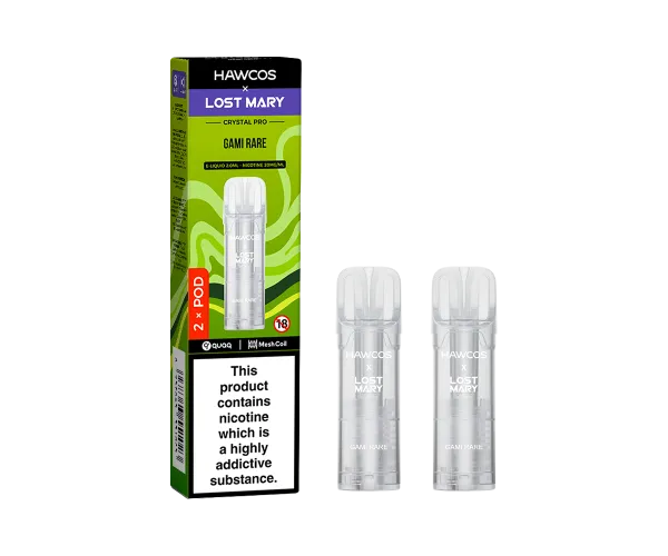 Gami Rare Lost Mary x Hawcos Crystal Pro Prefilled Pods