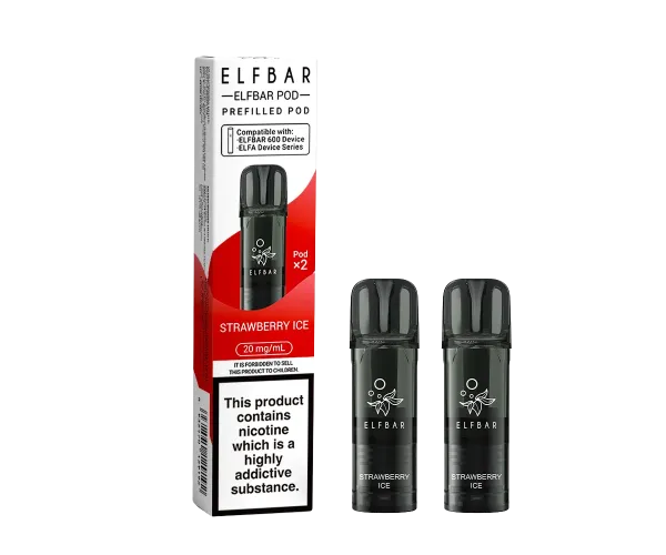 EB600 Strawberry Ice Prefilled Pods