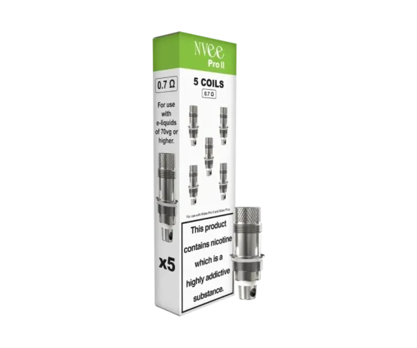 NVee Pro II 0.7ohm Coils (pack of 5)