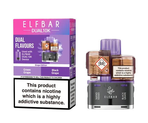 DUAL 10K REFILLABLE POD GRAPE EDITION